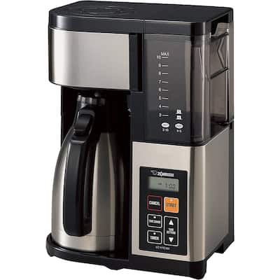 Coffee Maker, 10-Cup, Stainless Steel/Black