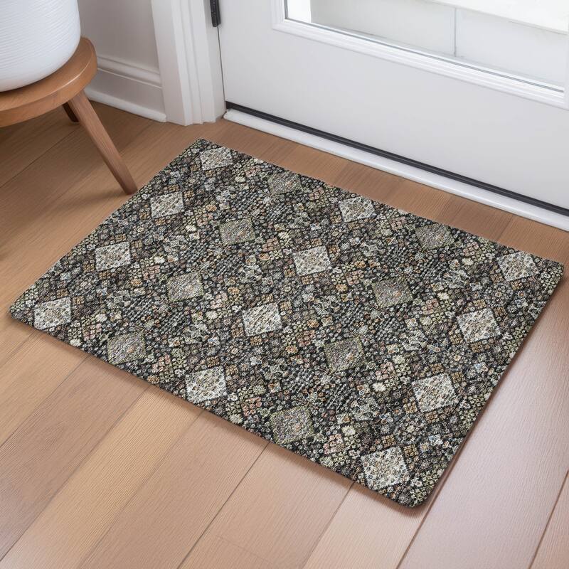 Machine Washable Indoor/ Outdoor Global Bidunga Chantille Rug