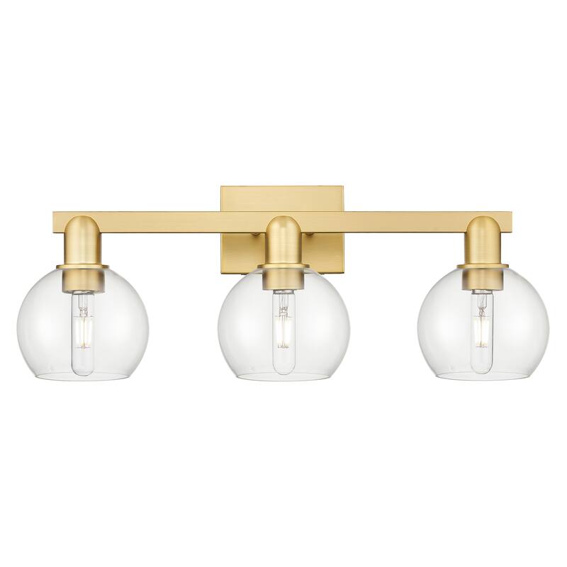 Innovations Lighting Endless Possibilities Arcadia - Athens - 3 Light 25" Bath Vanity Light - Clear/Satin Gold
