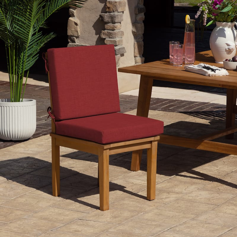 ARDEN Foam Outdoor Dining Chair Cushion, 20 x 20