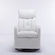 preview thumbnail 23 of 33, Fabric Swivel Gilder Chair With Pocket