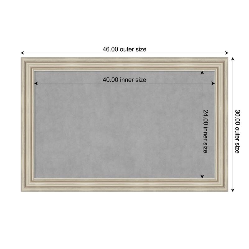 Amanti Art Sierra Black Brown Framed - 46 x 30 in - Sierra Silver