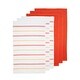 preview thumbnail 3 of 22, The Sloppy Chef Premier 6-Piece Striped Kitchen Towels - 15x25 Yellow & Saffron