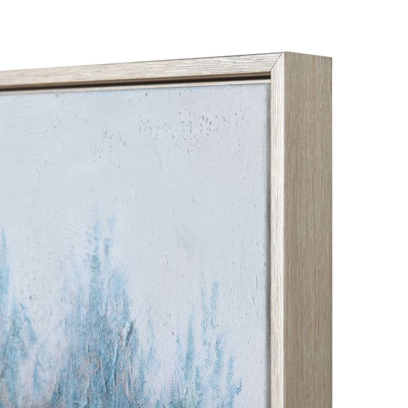 StyleCraft Secluded Hand-Painted Framed Canvas Wall Art - 47" x 24"