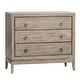 preview thumbnail 1 of 1, Trimble Three-Drawer Wooden Accent Chest - Light Grey