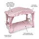 preview thumbnail 3 of 5, Badger Basket Canopy Doll Bed with Bedding - White/Pink - 22" x 11.75" x 20"