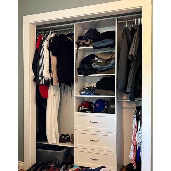 ClosetMaid SuiteSymphony 25 in. Closet Organizer with 3 ...