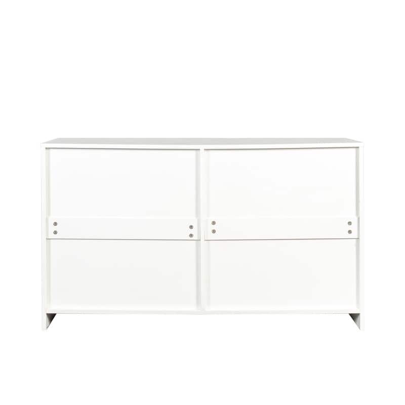 Modern Wood Dresser for Bedroom with Wide Drawers