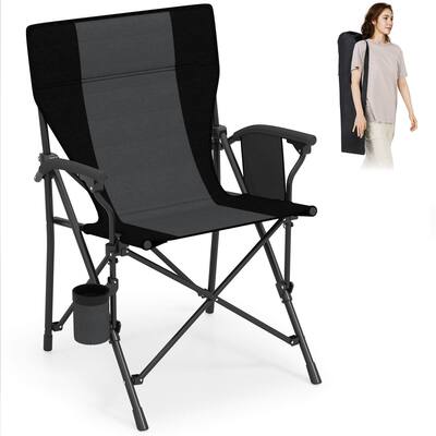 Costway 1/2 PCS Folding Camping Chair for Adults Portable Lawn Chair