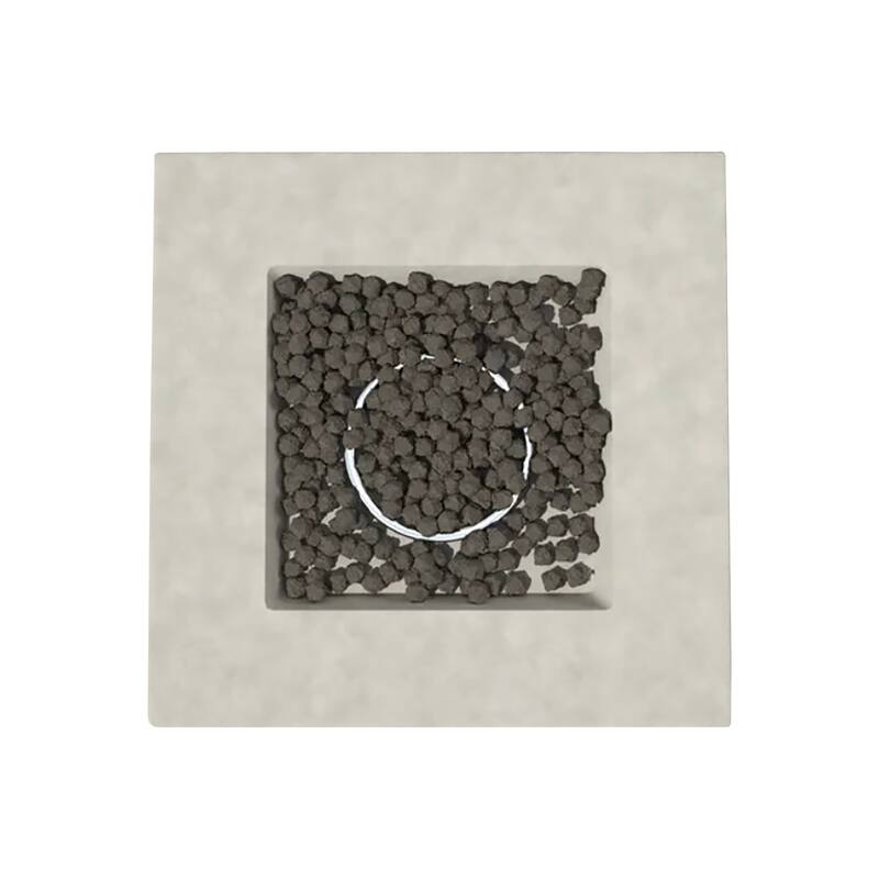 LSI Concrete Propane Fire Pit Table - 34