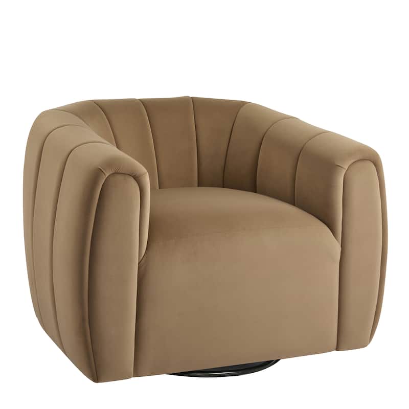 Monroe Indoor Modern Swivel Club Chair by Christopher Knight Home