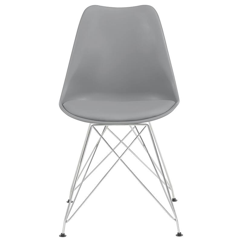 Juniper Grey Polypropylene Dining Side Chair (Set of 2)