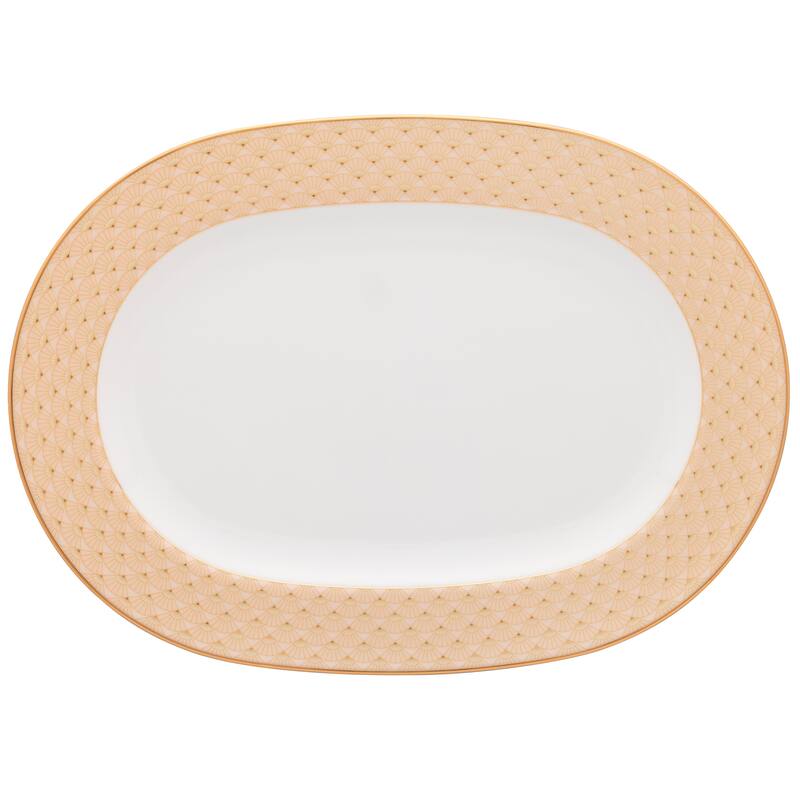 Trocadero Gold Oval Platter, 14"
