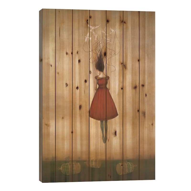 Suspension of Disbelief Print On Wood by Duy Huynh - Multi-Color - 40x26x1.5