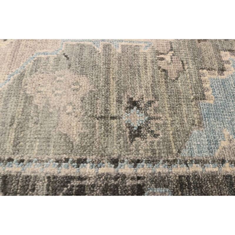 ECARPETGALLERY Hand-knotted Jules Serapi Grey Wool Rug - 8'0 x 9'10