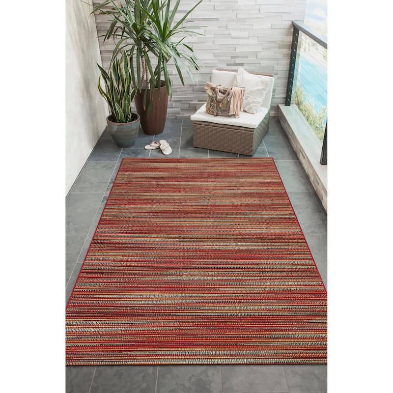 Liora Manne Marina Stripes Indoor/ Outdoor Area Rug