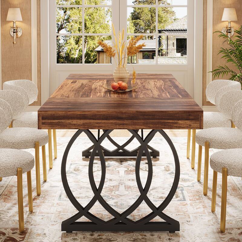 63-Inch Dining Table for 4-6