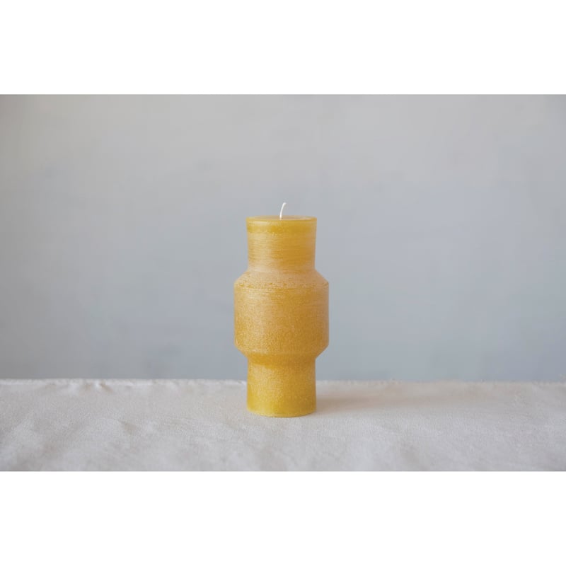 Unscented Totem Pillar Candle
