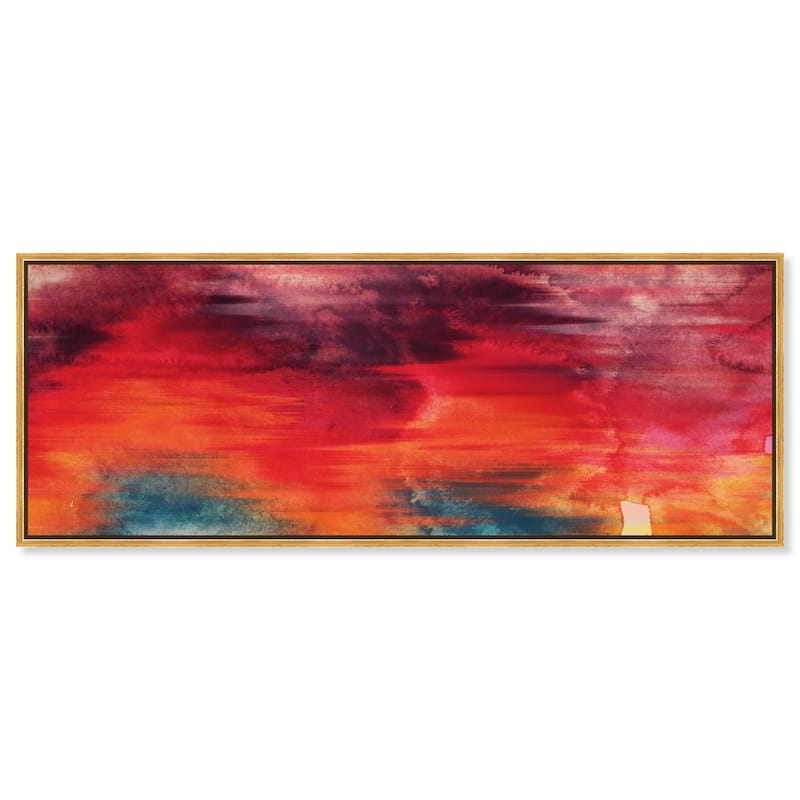 Cappella Wide Panoramic Canvas by Art Remedy - 54" x 20" - Gold