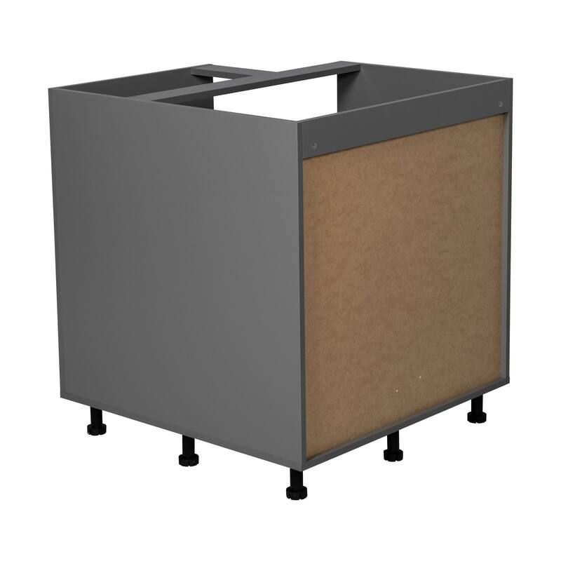36" Base Easy Reach-Double Door-Grey - 36 x 34 1/2 x 23 3/8