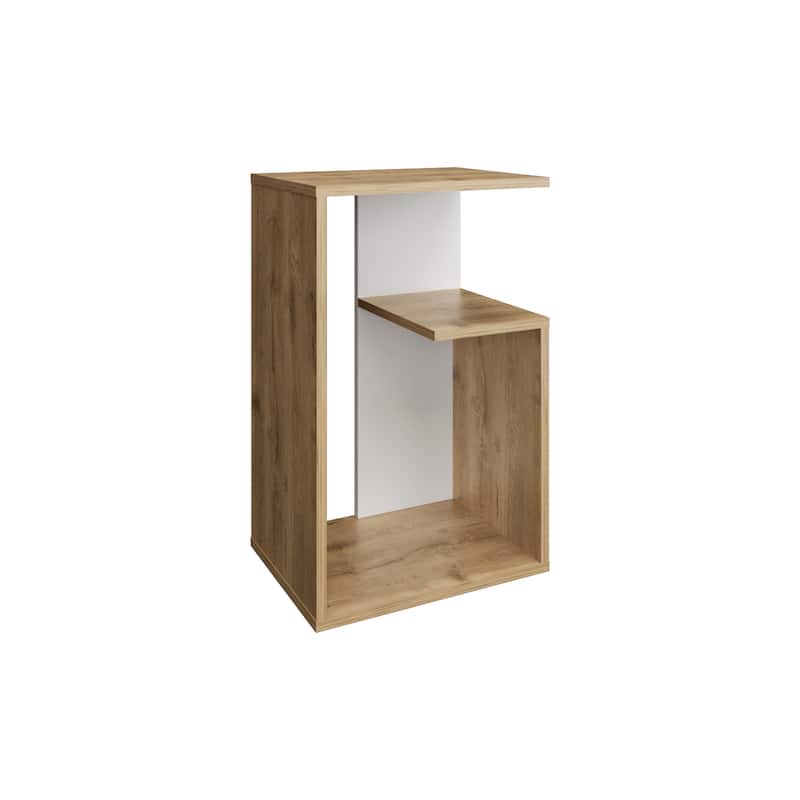 Side Table 25" H, 1 Shelf,full assembly required,FSC Certified CPSIA Compliant