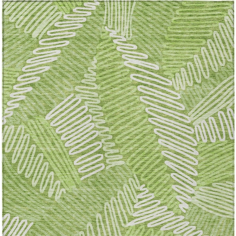 HomeRoots Floral Transitional Rectangle Outdoor Rug