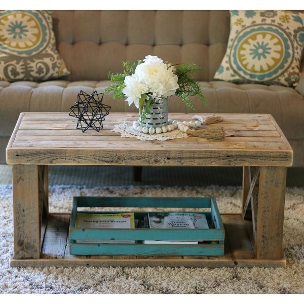 X leg store coffee table
