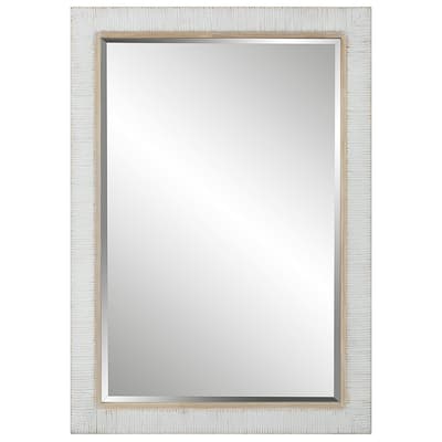 Uttermost 09829 Cape 24" W x 36" H Rectangular Framed Bathroom Mirror