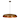 Retro 29.3 in. 3-Light Antique Brown Shallow Dome Pendant Light