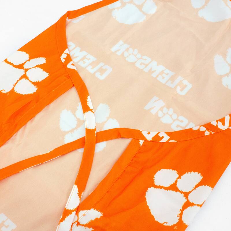 Clemson Tigers Tailgating or Grilling Apron With 9" Pocket, Fully Adjustable