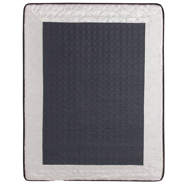 Hybrid 12-inch Memory Foam and Pocket Spring Mattress in a Box - White