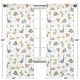 preview thumbnail 4 of 2, Sweet Jojo Designs Watercolor Dinosaur Dino Boy 84in Window Treatment Curtain Panel Drapes Pair Green Blue Jurassic Animal Steel