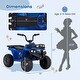 preview thumbnail 31 of 35, Costway Kids Ride On Electric ATV 6V 4-Wheeler Quad Car with - See Details