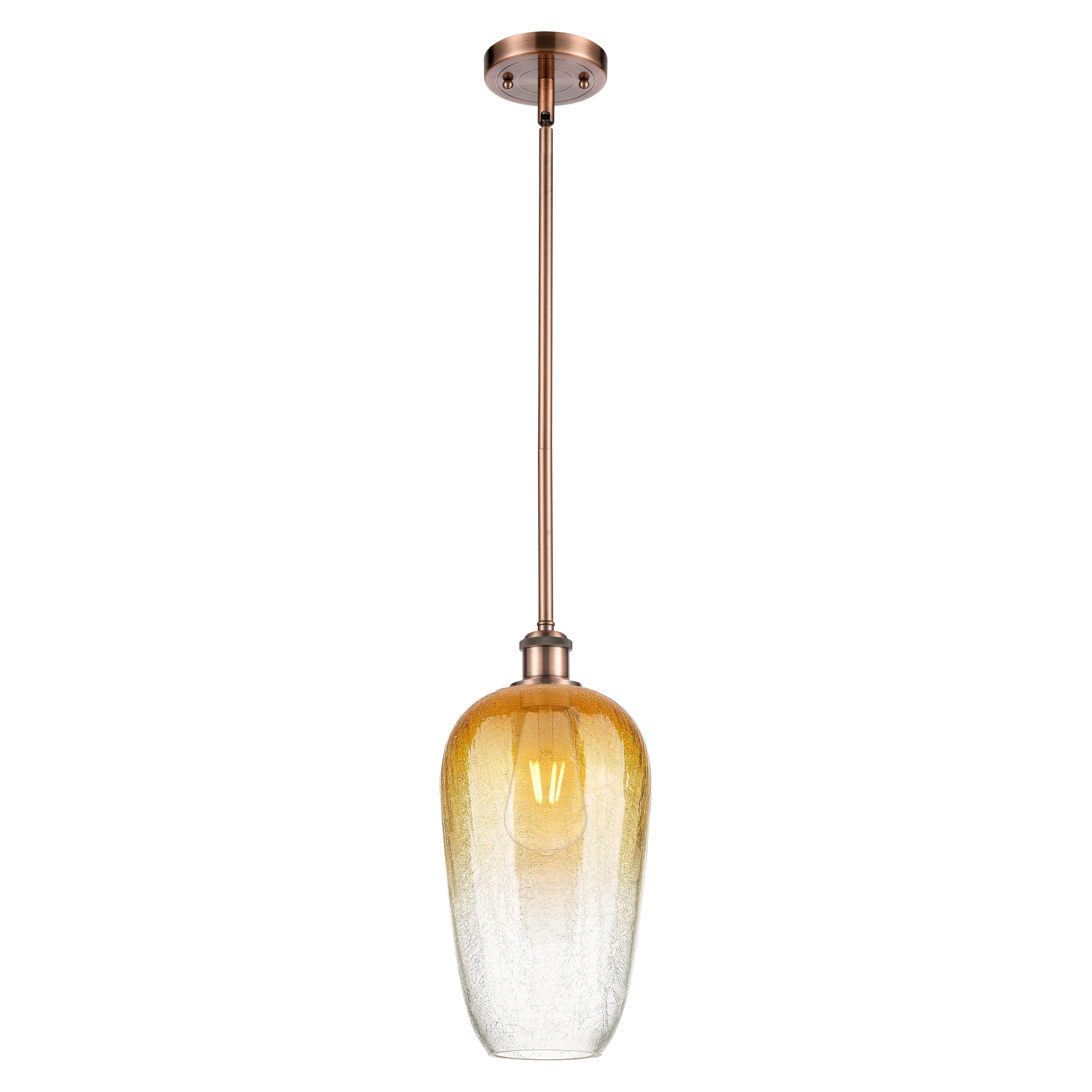 Innovations Lighting Endless Possibilities Ballston - Brookhaven Flute - 1 Light 7" Stem Hung Mini Pendant