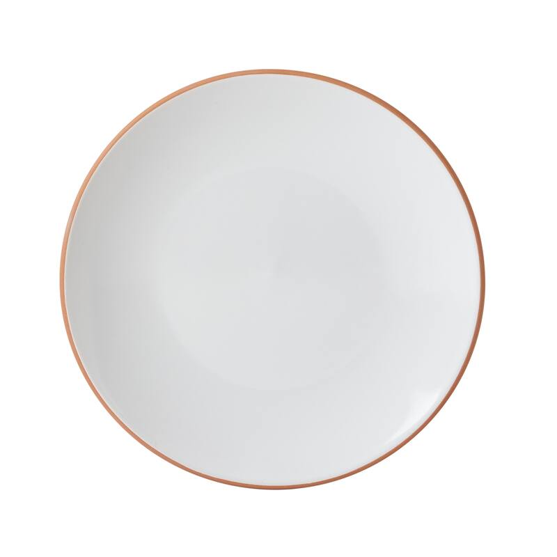 INFUSE 12-Piece Dinnerware Set, White (Service for 4)
