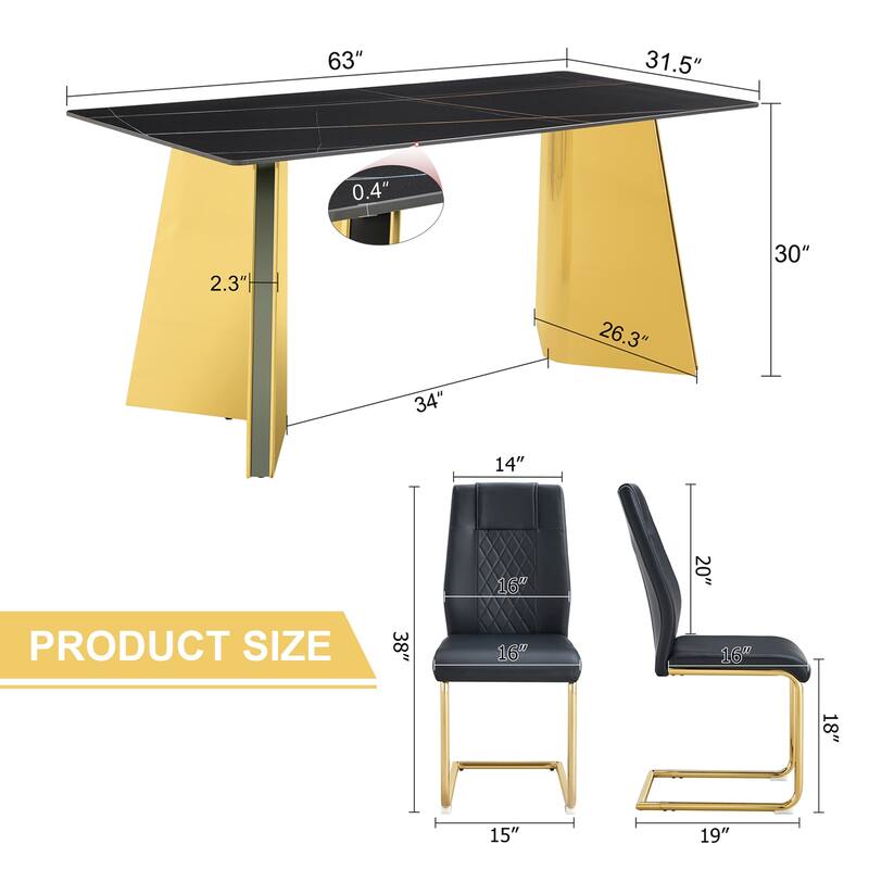 Dining Table Set with Padded Chair, Coffee Table with Butterfly Legs