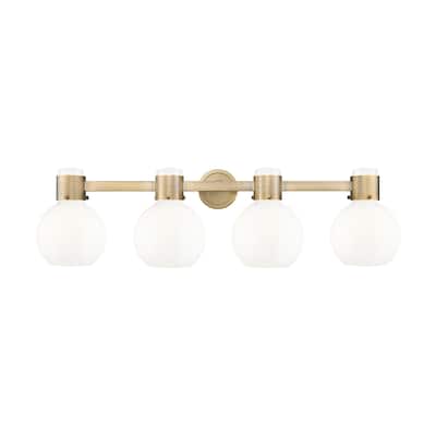 Innovations Lighting 464-4W-10-34 Lawton Sphere Vanity Lawton Sphere 4