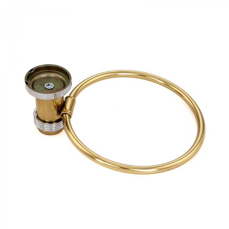 Brass Towel Ring 6.75" Victorian Towel Ring for Bathroom Renovators Supply