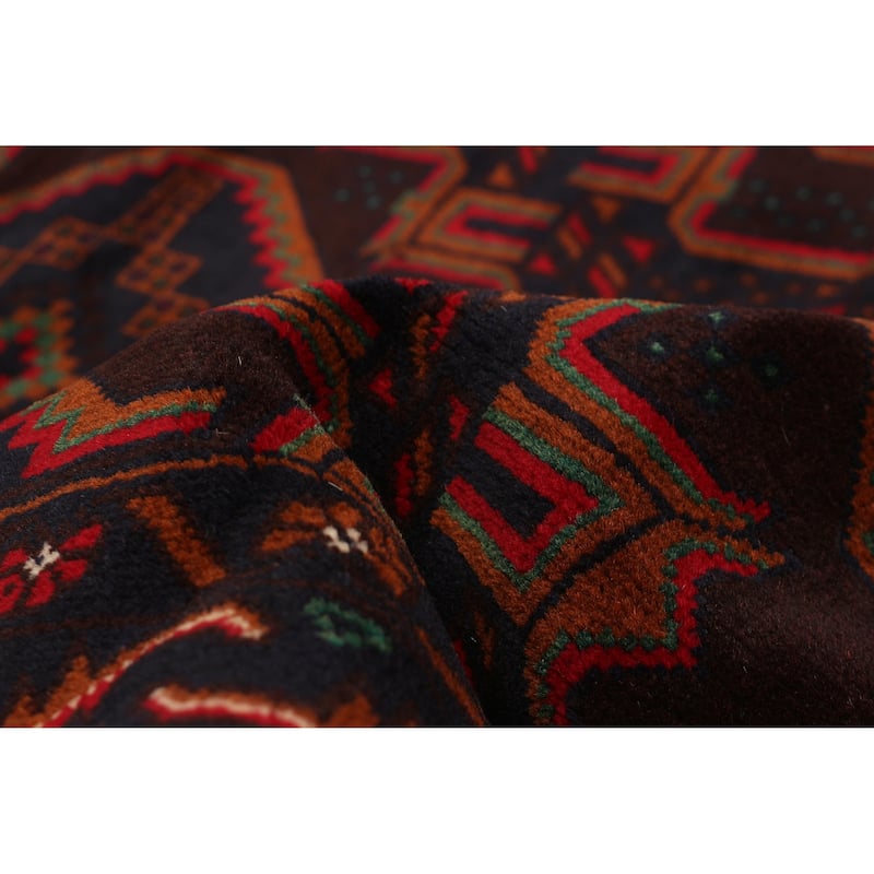 Teimani Red Rug 3'7" x 6'3" - 3'7 x 6'3