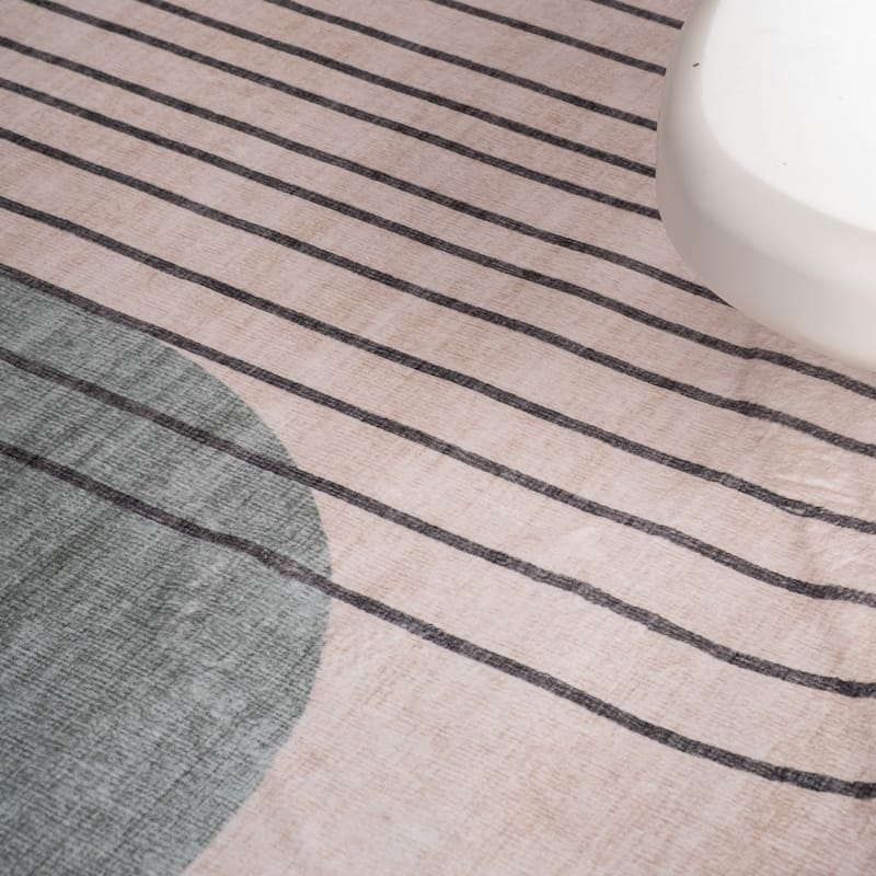 HomeRoots Abstract Modern Rectangle Area Rug