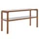 preview thumbnail 9 of 20, SAFAVIEH Home Collection Omara 2 Tier Console Table - 53" W x 17" D x 30" H