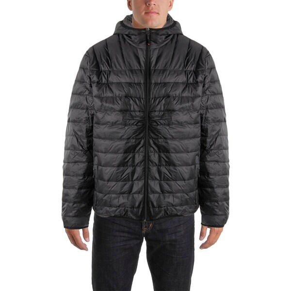 Hawke & Co. Mens Down Hooded Puffer Coat