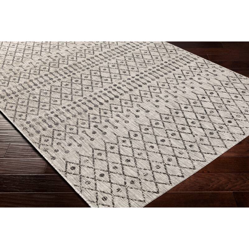 Livabliss Elpida Indoor/ Outdoor Moroccan Stripe Area Rug