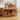 HOMCOM Farmhouse Console Table with Storage Shelf