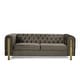 preview thumbnail 4 of 32, Keyser Modern Glam Tufted Velvet 3 Seater Sofa by Christopher Knight Home - 83.75" L x 34.50" W x 27.25" H