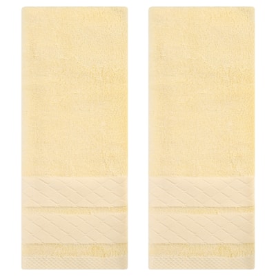 Cotton Soft Decorative Hand Towels, Geometry Pattern Hand Towel for Bathroom, Kitchen, Hotel