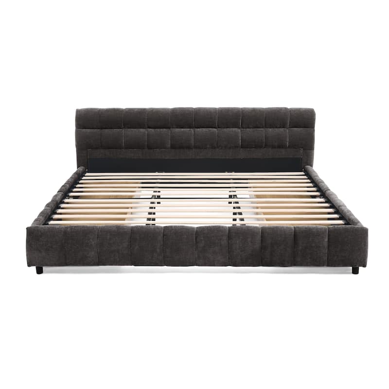 California King size Upholstered Bed