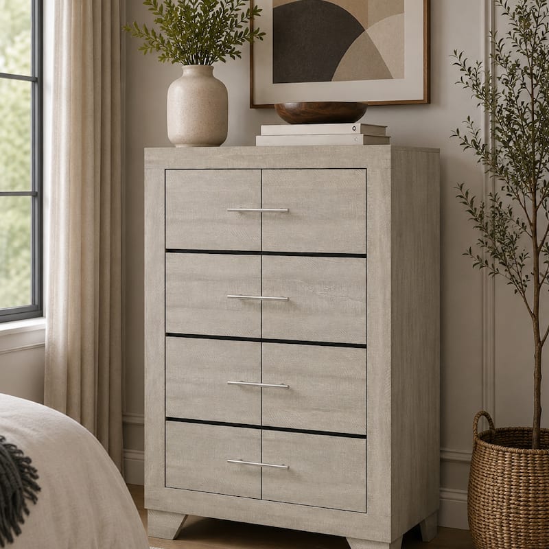 tall cream dresser Philip Modern Classic Cream Raffia Mahogany Wood Tall Dresser