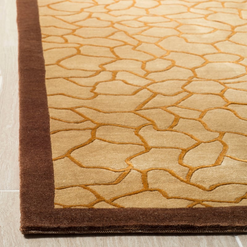 SAFAVIEH Couture Hand-knotted Tibetan Nike Modern Wool Rug