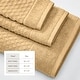 preview thumbnail 146 of 197, Linery & Co. Cotton Diamond Waffle Texture Bath Towels